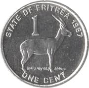 1 Cent 0.01 ERN = JPY 0.10