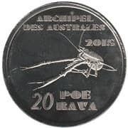 20 Poe rava (Austral archipelago) - French Polynesia (1957-date)
