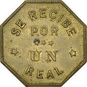 1 Real (George D. Emery, Belize City) - Honduras