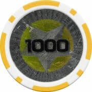 Poker Chip (Metallic Foil; Star - 1000) - Hong Kong