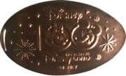 Elongated Coin - Disney 100th Anniversary (Hong Kong Disneyland) - Hong Kong