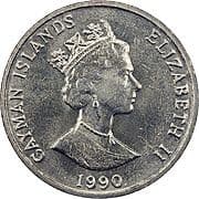 5 Cents 0.05 KYD = JPY 9.35