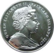 1 Crown - Elizabeth II (Princess Diana; Silver Proof Issue) - Falkland Islands