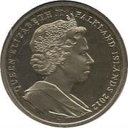 1 Crown - Elizabeth II (Diamond Jubilee) - Falkland Islands