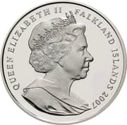 1 Crown - Elizabeth II (International Polar Year; Silver Proof Issue) - Falkland Islands