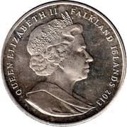 1 Crown - Elizabeth II (60th Anniversary of the Coronation of Queen Elizabeth II) - Falkland Islands