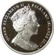 1 Crown - Elizabeth II (House of Windsor - King Edward VIII) - Falkland Islands