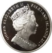 1 Crown - Elizabeth II (House of Windsor - King George VI) - Falkland Islands