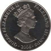 1 Crown - Elizabeth II (Arctic and Antarctic - Ross Family) - Falkland Islands