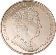 1 Crown - Elizabeth II (90th Birthday) - Falkland Islands