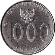 1000 Rupiah 1000 IDR = JPY 9.31