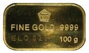 Bar - 100 Gram Gold (Logam Mulia) - Indonesia (1949-date)
