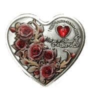 Bullion - Rose Heart (Antique Coloured) - Indonesia (1949-date)