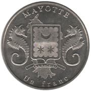 1 Franc (Tyrannosaurus) - Mayotte