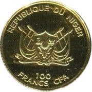100 Francs 100 XOF = JPY 28