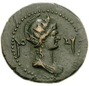 Æ21 - Tiberius - Oea