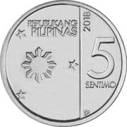 5 Sentimos 0.05 PHP = JPY 0.14