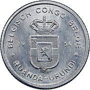 50 Centimes - Belgian Congo and Ruanda-Urundi