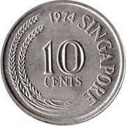 10 Cents 0.10 SGD = JPY 12