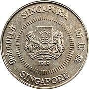 10 Cents 0.10 SGD = JPY 12