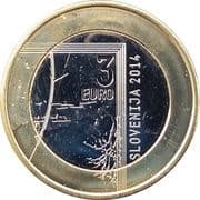 3 Euros 3 EUR = JPY 552