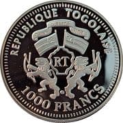 1000 Francs CFA 1000 XOF = JPY 278