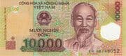10 000 Đồng 10 000 VND = JPY 60