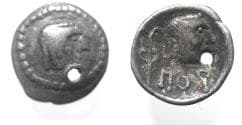 South Arabia. Himyarites. Uncertain ruler (c. AD 175-215). AR fraction (9mm, 0.38g). Raydan mint.