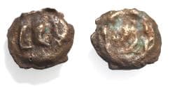 Arabia Felix. Hadhramawt. First century BC-first century AD. Cast AE 21mm, 7.13 g. Shaqar mint.
