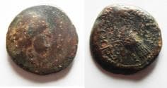 Nabataean kingdom. Malichus I (60-30 BC). AE 20mm, 5.10g. Petra mint. Struck c. 33/2-32/1BC.