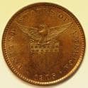 Philippines - US Administration Bronze Centavo 1905 UNC