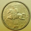 Lithuania Silver Litas 1925