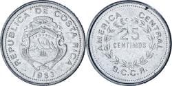 Costa Rica, 25 Centimos, 1983