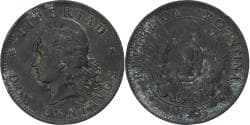 Argentina, 2 Centavos, 1893, Bronze, , KM:33