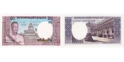 Lao, 50 Kip, KM:12a, UNC(65-70)