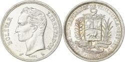 Venezuela, Bolivar, 1960, Paris, Silver, , KM:37a