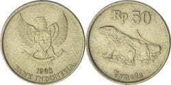 Indonesia, 50 Rupiah, 1993