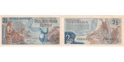 Indonesia, 2 1/2 Rupiah, 1961, UNC(63)