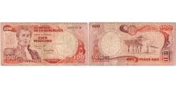 Colombia, 100 Pesos Oro, 1983-01-01, VF(20-25)