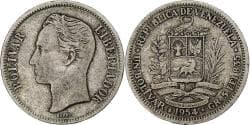 Coin, Venezuela, Bolivar, 1954, Philadelphia, , Silver, KM:37