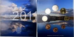 Estonia, Set 1 ct. - 2 Euro, BU, 2011,