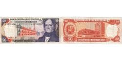 Venezuela, 50 Bolivares, 1988-11-03, EF(40-45)