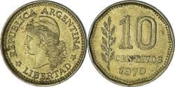 Argentina, 10 Centavos, 1970
