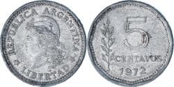 Argentina, 5 Centavos, 1972