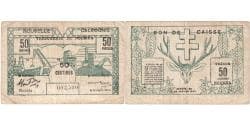 New Caledonia, 50 Centimes, 1943-03-29, EF(40-45)