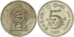 Sri Lanka, 5 Rupees, 1986