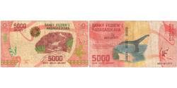 Madagascar, 5000 Ariary, VF(20-25)