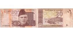 Pakistan, 20 Rupees, EF(40-45)