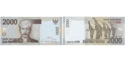 Indonesia, 2000 Rupiah, 2009, KM:148a, UNC(65-70)