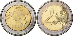 Estonia, 2 Euro, 2011, Vantaa, , Bi-Metallic, KM:68
